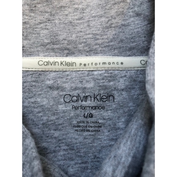 Calvin Klein Performance Long Sleeve Gray Pullover Women’s Hoodie - Picture 3 of 8